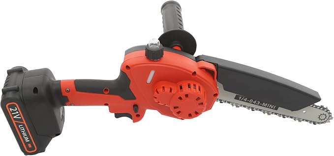 21V Mini Chainsaw 8 inch, 800W Electric Chainsaw Cordless, Brushless Chain saw with Carrying Case & 2x2000mAh Batteries, Battery Powered Saws Handheld Chain Saw for Wood Cutting