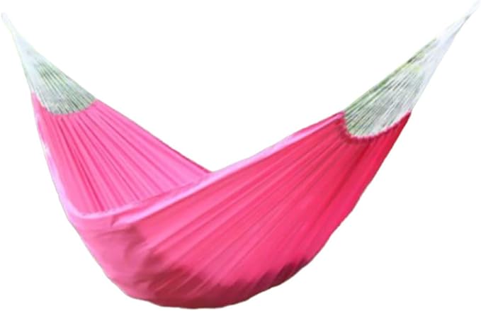 Portable Polyester Hammock Outdoor Camping Multifunctional Lightweight Portable Easy to Install Tree Hanging Hammock Comfortable(Rojo)