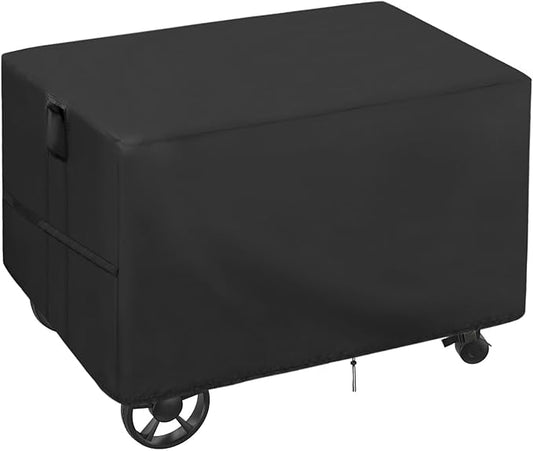 Outdoor Dining Cart Cover for Feasto 50 Inch Three-Shelf Movable Food Prep and Work Cart Table, Waterproof Outdoor Grill Cart Pizza Oven Table Cover - 50 X 23 X 29 Inch