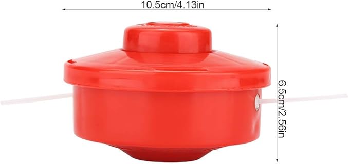 3PCS Mower Trimmer Head Universal, Grass Trimmer Heads Replacement, Garden Mower Brush Cutter Head Accessory for Grass Trimmers, Plastic 10.5cm