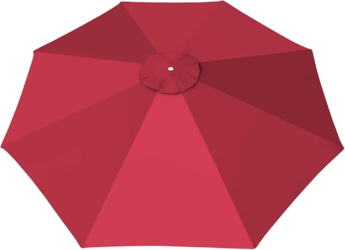 YardGrow 11.5ft 8 Ribs Umbrella Canopy Replacement for Patio Umbrella, Frame NOT Included, Umbrella Replacement Canopy ONLY