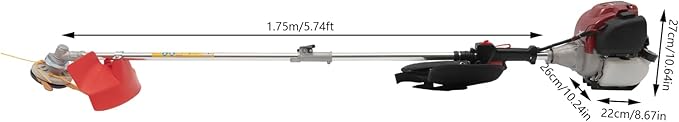 4 Stroke 35.88CC Weed Wacker, Weed Eater, Brush Cutter, Lawn Edger, Grass Trimmer Tools for The Garden and Yard
