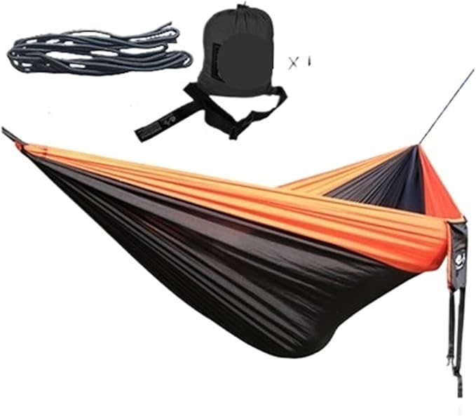 300X200CM Double Person Outdoor Garden Camping Hammock Lightweight Parachute Nylon Travel Hiking Swing Hang Sleeping Bed(08)