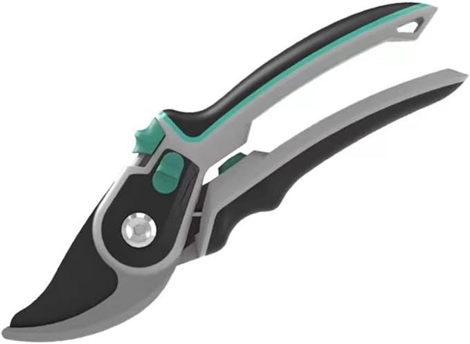 is an 8-inch long, SK-5 steel blade, tough and sharp gardening scissors suitable for trimming 3/4 "fruit branches, flower branches, etc. It is a great helper for gardening