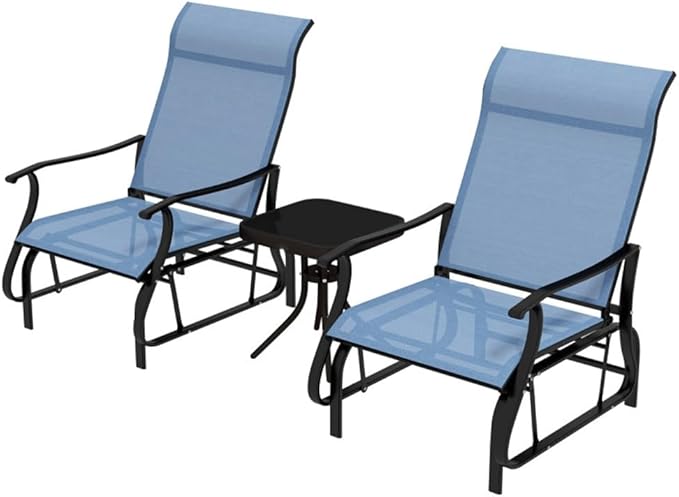 3 Pieces Patio Furniture Set with Chairs and Side Table for Garden,Porch,Outdoor Chairs Set 3 Piece with Table and Chairs, Outdoor Furniture Patio Conversation Set