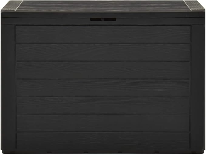 Patio Storage Box,Outdoor Toy Box,Outdoor Cushion Storage,Pool Storage,Outdoor Towel Storage,for Patio Furniture, Pillows, Pool Supplies, Garden Tools, Anthracite 38.7"x17.3"x21.7"