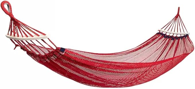 Outdoor Hammock Anti-Rollover Travel Camping Portable Hammock Hanging Chair Outdoor Portable Camping Travel Equipment (Color : Red, Size : 200 * 130cm)