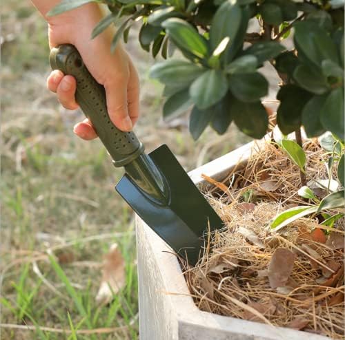 3 Pieces Small Gardening Hand Shovel Garden Trowel Transplanter Lightweight Comfortable Ergonomic Handle Gardening Tool Set Potted Plants Handle Garden Tool for Houseplant (Medium)