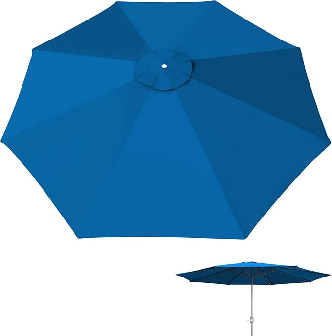 YardGrow 13ft 8 Ribs Umbrella Canopy Replacement for Patio Umbrella, Canopy ONLY, Frame NOT Included
