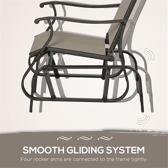 Outdoor Chairs Set Bistro Set 3 Pieces Patio Conversation Set Furniture Set for Balcony Chairs and Table, Bistro Set, Outdoor Furniture Set with Porch Chairs and Coffee Table for Deck Garden Poolside