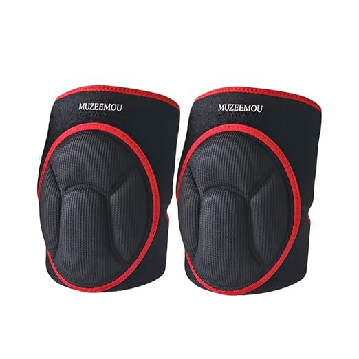 Knee Pads for Gardening,Flooring - Thick EVA Foam Cushion, Non-Slip Silicone & Adjustable Straps (S/M/L), Breathable Unisex Garden Kneeling Pad with Extended Comfort
