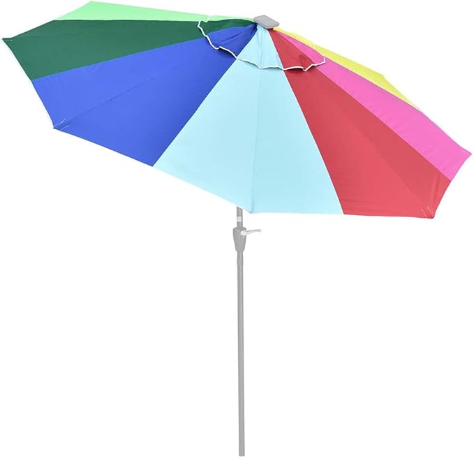 Yescom Patio Umbrella Replacement Outdoor Canopy Beach Backyard Market Table Top Cover