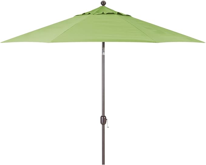 9-Foot Galtech (Model 737) Deluxe Auto-Tilt Umbrella with Antique Bronze Frame and Sunbrella Fabric: Parrot (Includes Extended Frame Warrantee)
