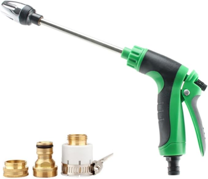 jethose pressure washer nozzle Original - New & Improved 2026 Model, 360° Rotating, Durable Stainless Steel Spray Nozzle (Green-a,One size)