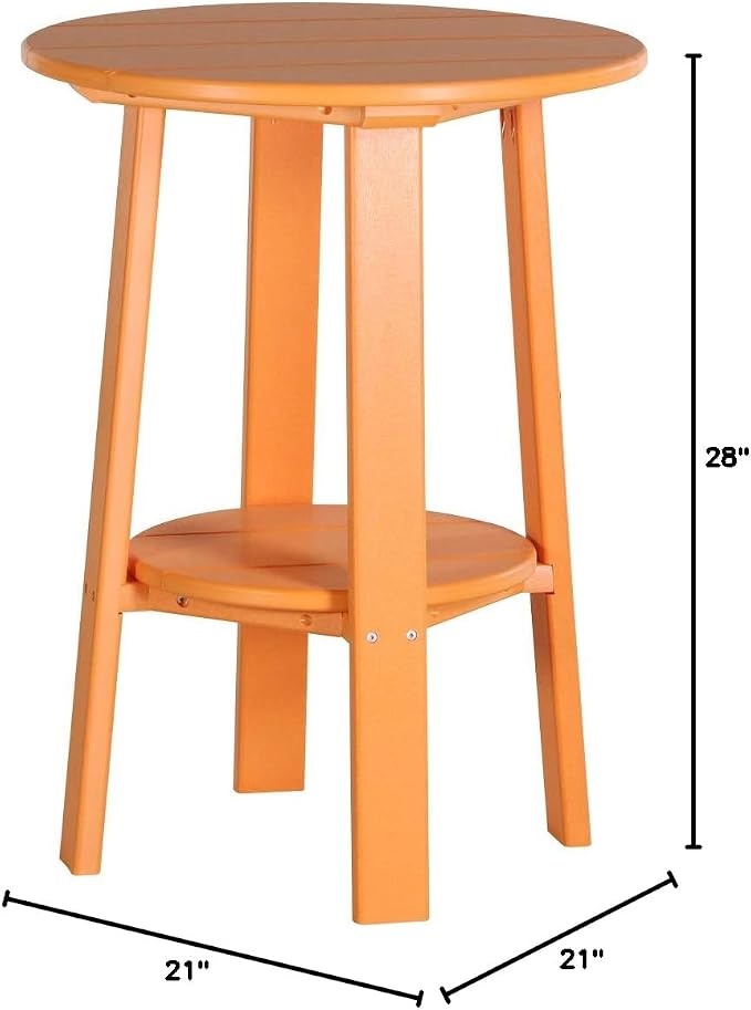 LuxCraft Deluxe End Table 28" Tangerine