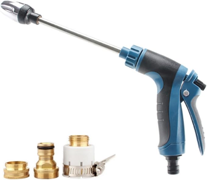 jethose pressure washer nozzle Original - New & Improved 2026 Model, 360° Rotating, Durable Stainless Steel Spray Nozzle (Blue-a,One size)