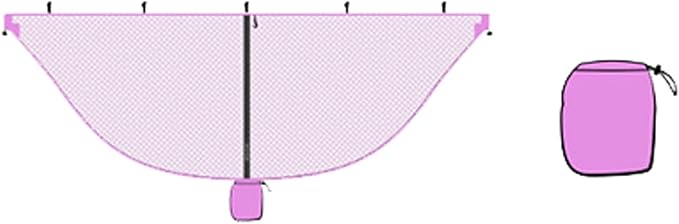 NOBRIM Camping Hammocks Mosquito Net Net Lightweight Portable 2 Person Hammock Fast and Easy Set Up for Outdoor Furniture