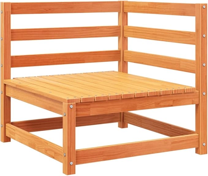 Patio Furniture Sets,Outdoor loveseat,Patio Conversation Sets,8 Piece Patio Sofa Set Wax Brown Solid Wood PineSuitable for Patio, Garden, Gazebo Low