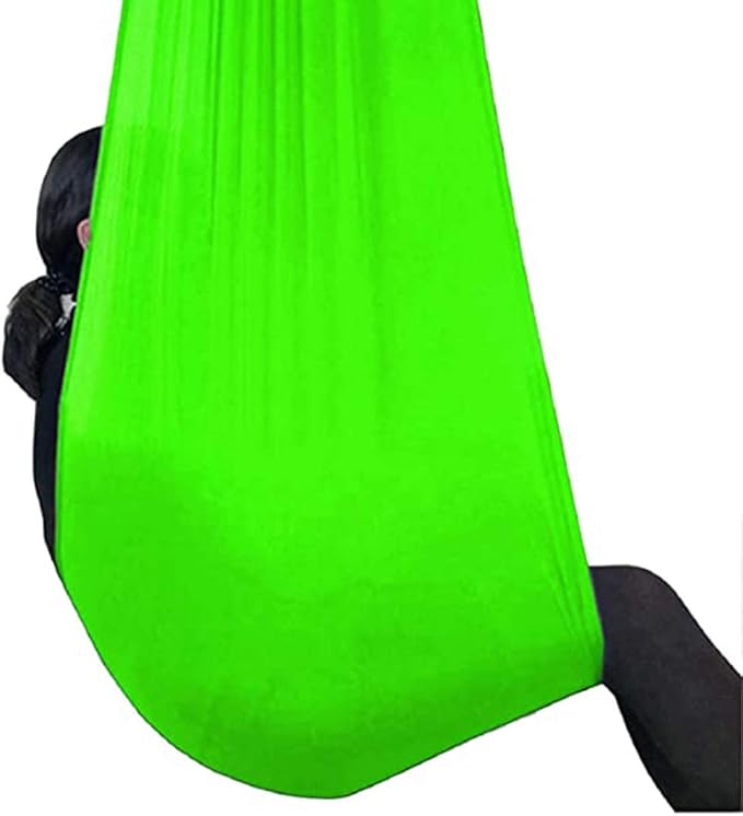 Indoor Therapy Snuggle Swing Hammocks Cuddle Hammock for Kids Child and Teens More Special Needs for Autism, ADHD, Aspergers and Sensory Integration Outdoor (Color : Green, Size : 100 x 280 cm)