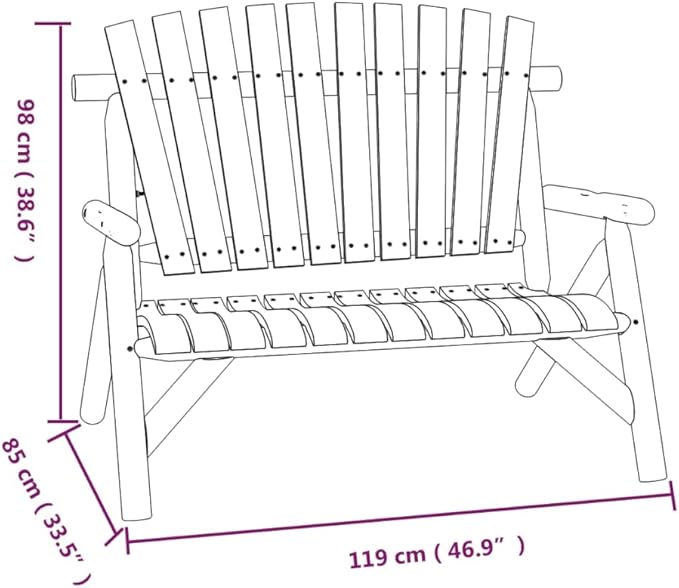 Patio Furniture Sets,Outdoor loveseat,Patio Conversation Sets,4 Piece Patio Lounge Set Solid Wood SpruceSuitable for Patio, Garden, Gazebo Low