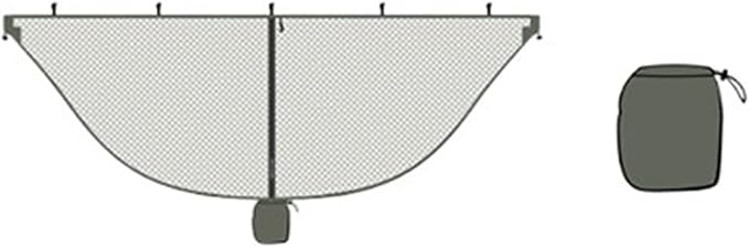 Hanging Chair Swing Nylon Outdoor Double Hammock, Mesh Hammock, Lightweight Hammock with Net For Outdoor, Indoor, Yard, Double Wood Hammock (Color : Army Green)