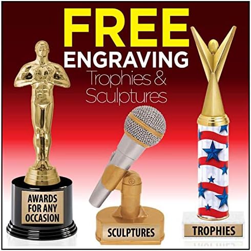 Crown Awards Lawn Mower Racing Trophies, 5 1/2" Starbeam Lawn Mower Racing Trophy, Engraving Included