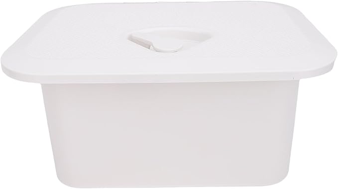 MAVIS LAVEN Marine Boat Storage Box, ABS Lockable Deck Storage Compartment for Yachts and Fishing Boats, 37.5x27x17.5cm, Organized Fishing Gear
