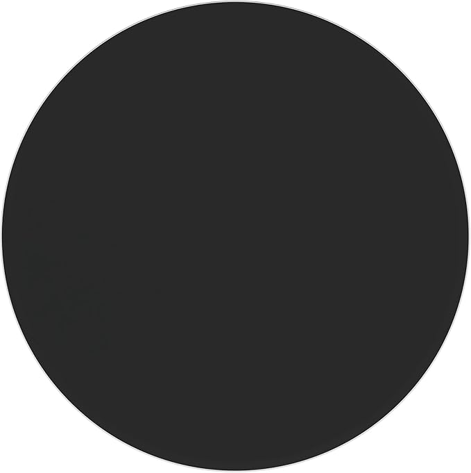 36" Round Tempered Glass Table Top, Black Glass Surface Protector Heat & Scratch Resistant Multipurpose for Dining, Coffee, Restaurant, Office and End Table (Black, 36 Inch)