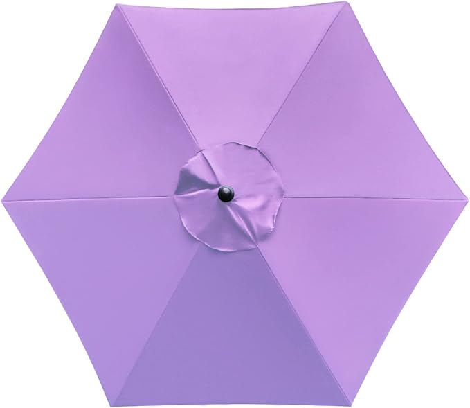 Sunnyglade 7.5ft Patio Umbrella Replacement Canopy Market Umbrella Top Outdoor Umbrella Canopy with 6 Ribs