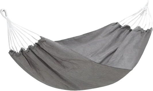 Hammocks, Camp Swings Hammock Garden Travel Sleeping Rest Balcony Hammock Patio Portable Camp Supplies,for Outside(Gray,Double)