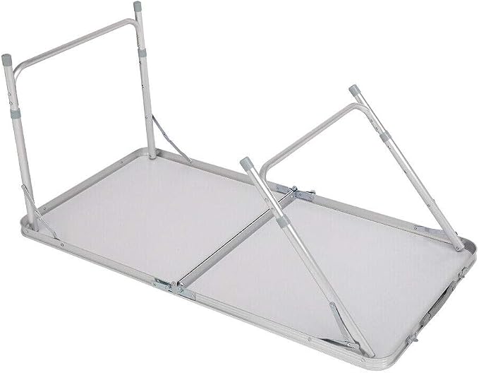 4 FT Aluminum Folding Table Portable Indoor Outdoor Picnic Party Dining Camp Tables Utility BBQ
