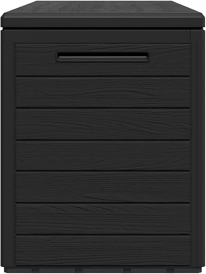 Stylish Polypropylene Garden Storage Box Anthracite 116x44x55 cm for Cushions, Pillows, Blankets, Patio Storage Chest and Toolbox