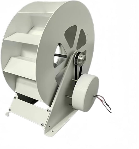 50W/100W Water Wheel Generator - Durable Steel Hydro Turbine With 3:1 Torque Pulley - 1V-35V Charging For Outdoor Garden & Off-Grid(100W)
