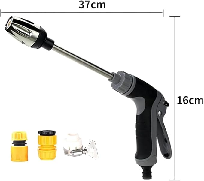 1PCS Waterblitz Pressure Washer, Water Blitz Pressure Washer, Waterblitz High Pressure Water Gun, Water Blitz Hose Nozzle, with 360° Rotating for Three Spray Modes