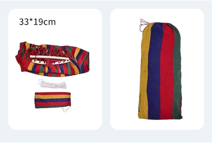 Hammocks Camping Hammock Outdoor, Durable Canvas Fabric Hammock for Backyard, Garden, 260*80cm