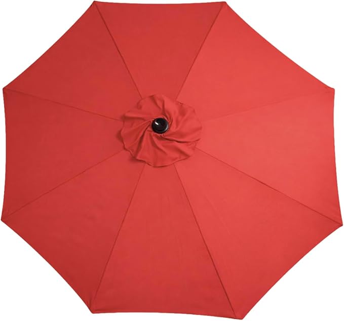 Sfmora OLEFIN 5-Year Non Fading 9ft 8Ribs Patio Umbrella Replacement Canopy, Outdoor Umbrella Canopy, Umbrella Top ONLY (Color)