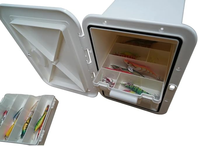 Oceansouth Hatch Tackle Tray Storage Box (with 5 Tackle Boxes)