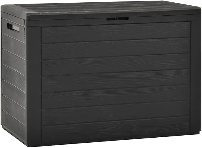Patio Storage Box Waterproof Outdoor Furniture - 50 Gallon Garden Boxes Container for Cushions, Pillows - Weatherproof Deck Box for Patio, Backyard, Table