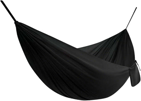 Foldable Portable Hammock for Travel and Outdoor Activities, Breathable Fabric Hanging Hammock with Adjustable Rope, Perfect for Camping, Garden, Patio, Beach Or Hiking Trips