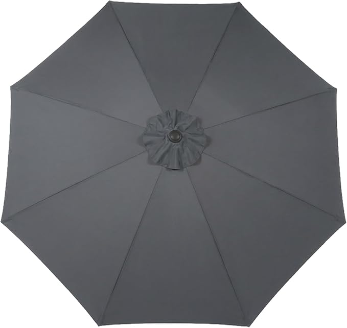 BPS Patio Umbrella Replacement Canopy for 9 ft 8 Ribs Table Umbrella, Outdoor Umbrella Replacement for Market Parasol, Canopy Only