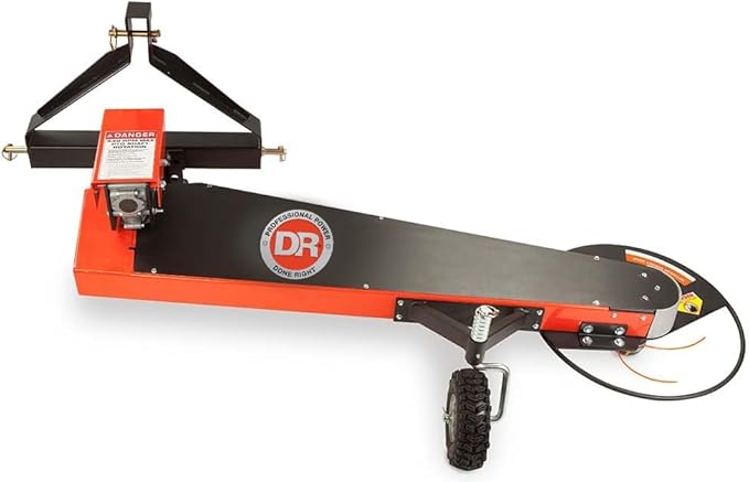 TT130003PN PRO XLP 3-Point Hitch Trimmer Mower, 10.30 ft/lb DR Engine, 22" Cutting Width, Electric Start, 5 Different Cutting, No Wrapping, Cast Aluminum Nose Plate, Cast Aluminum Nose Plate