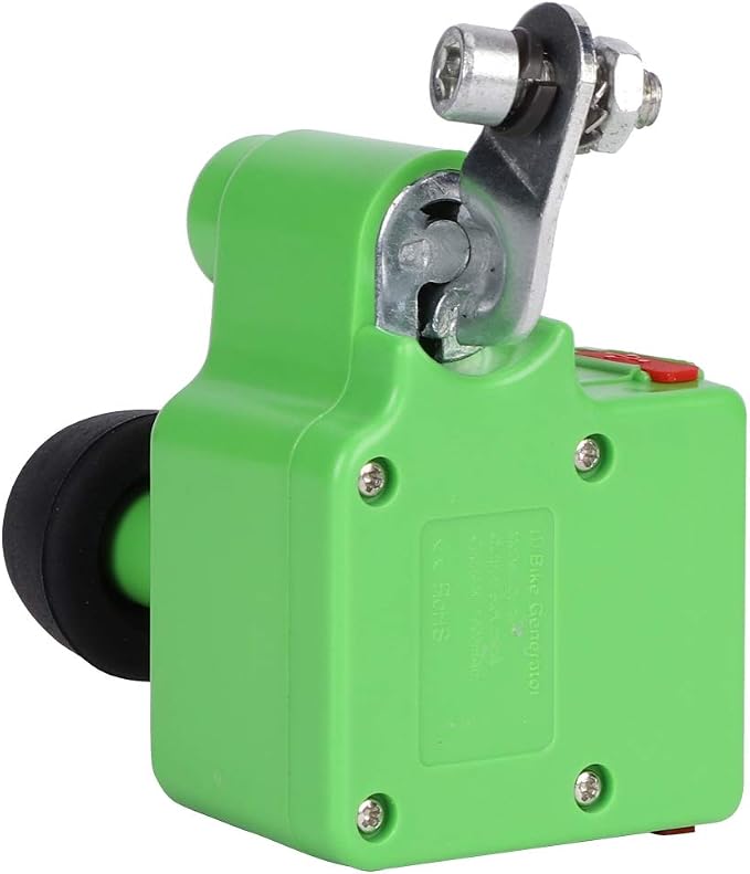 Electric Generator, DC5V1A Dynamo Generator Mobile Phone Charging Mountain Generator Night Riding Equipment for Long Distance Cycling (Green)