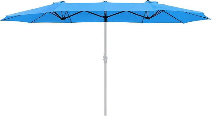 Yescom Patio Umbrella Replacement Outdoor Canopy Beach Backyard Market Table Top Cover