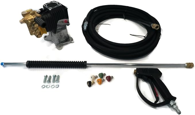 Annovi Reverberi 4000 psi AR Pressure Washer Pump & Spray KIT RSV4G40 1" Shaft