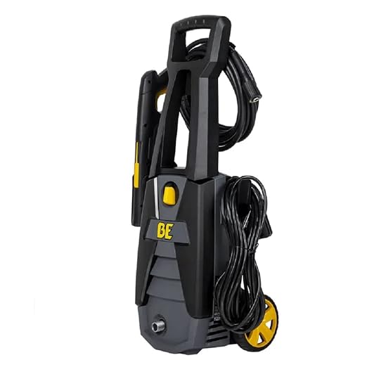 BE Power Equipment 1700 PSI 1.7 GPM Cold Water Corded Electric Pressure Washer