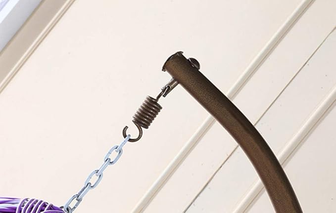 Hammock Chair Ultimate Hanging Kit Hammock Pin Plug for Hanging Basket Chairs and Porch Swings (Brown)