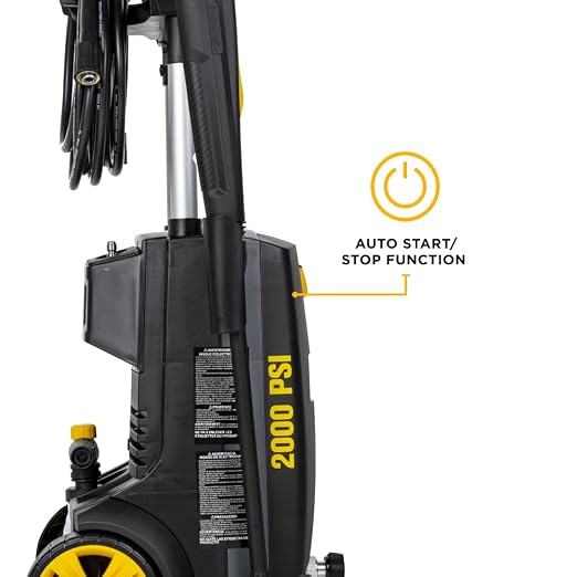 BE Power Equipment 2000 PSI 1.7 GPM Cold Water Corded Electric Pressure Washer