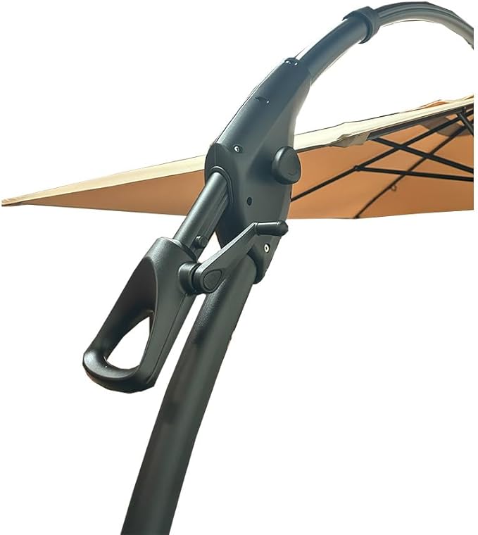 Garden Winds Custom Fit Replacement Canopy Top Cover Compatible with The Grand Patio Napoli 884.0001.000.000, 870.012B.000.001 10' x 10' Square Umbrella - Upgraded Performance RipLock 350 Fabric