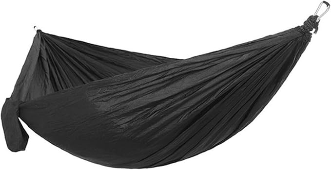 NOBRIM Camping Hammock Light Portable Hammock Nylon Color Matching Hammock Outdoor High Capacity for Double Person Recreation Vacation