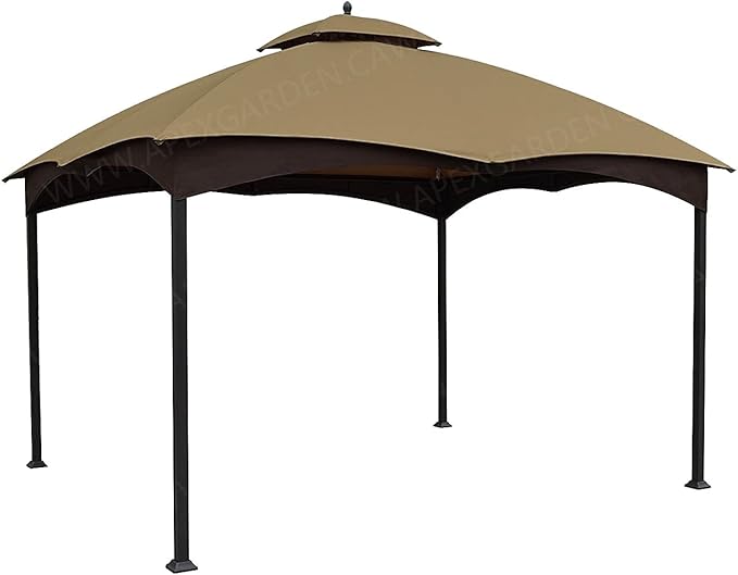 APEX GARDEN Replacement Canopy Top for Lowe's Allen Roth 10X12 Gazebo #GF-12S004B-1
